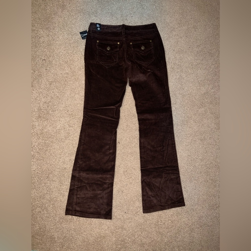 The Limited Drew fit Low Rise Brown Corduroy Bootcut Flare Pants